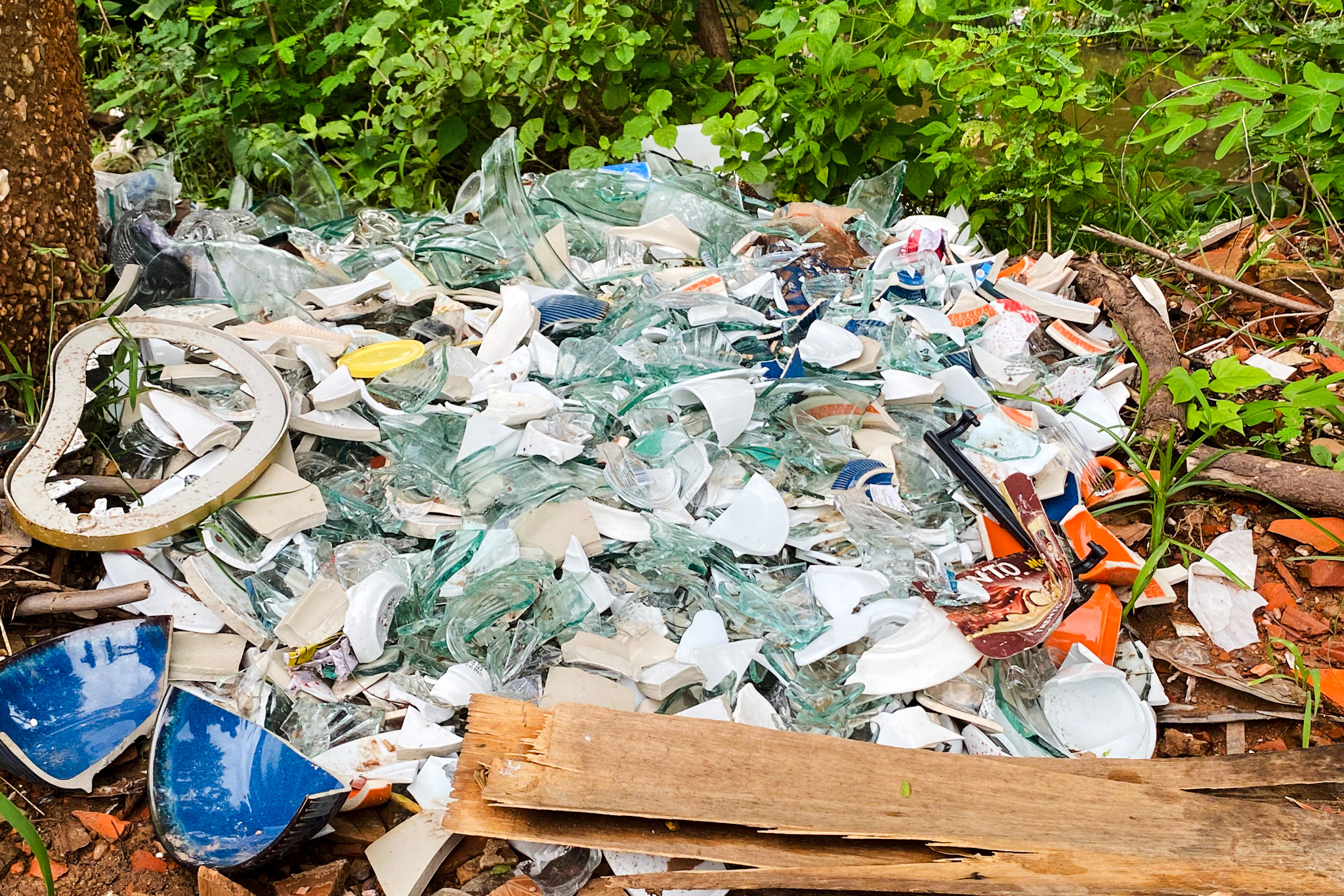 Secretaria de Viação e Obras flagra descarte irregular de resíduos