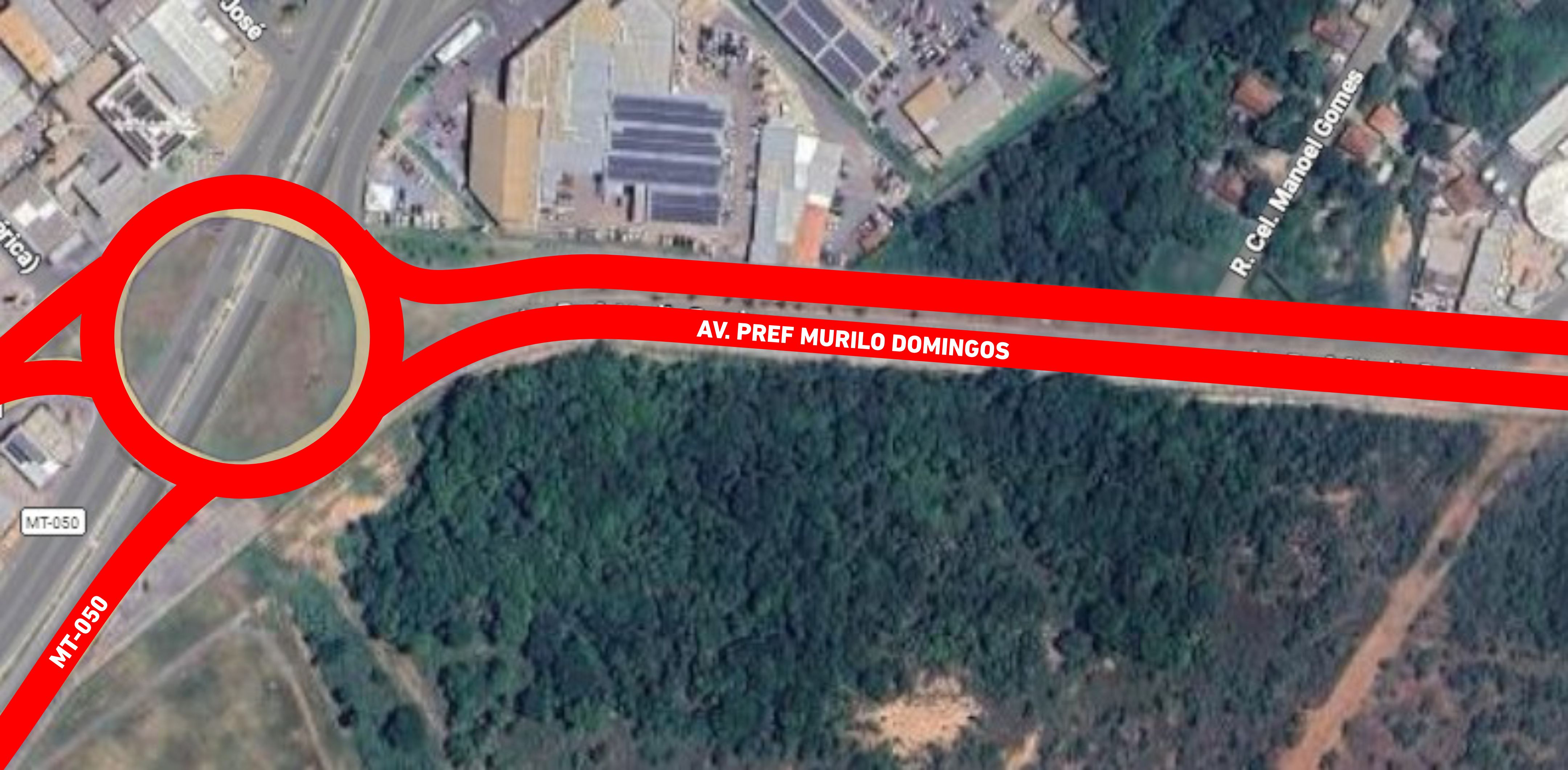 Interdição na Av. Prefeito Murilo Domingos começa neste sábado (11) para obras de drenagem